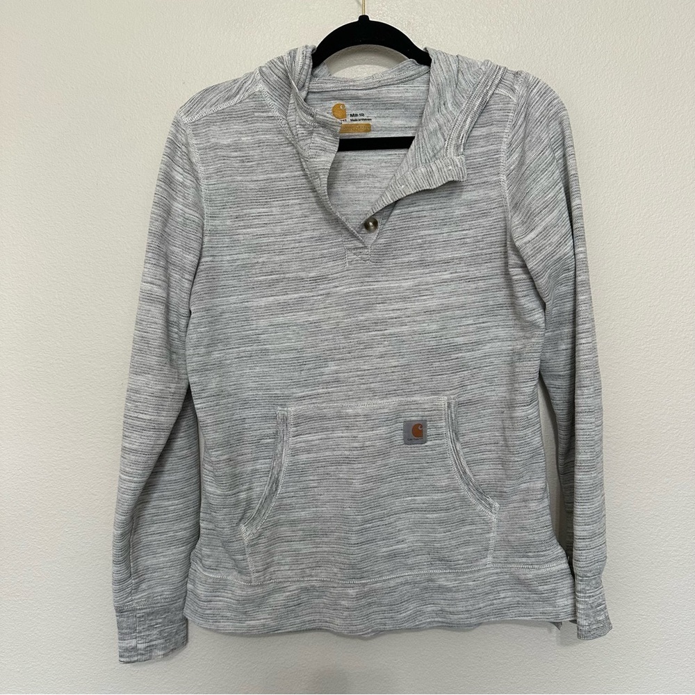Carhartt womens Norwalk series pullover heather light weight hoodie size M(8/10)